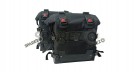 For Royal Enfield Classic 650 Canvas Pannier Bags Black With Mounting - SPAREZO